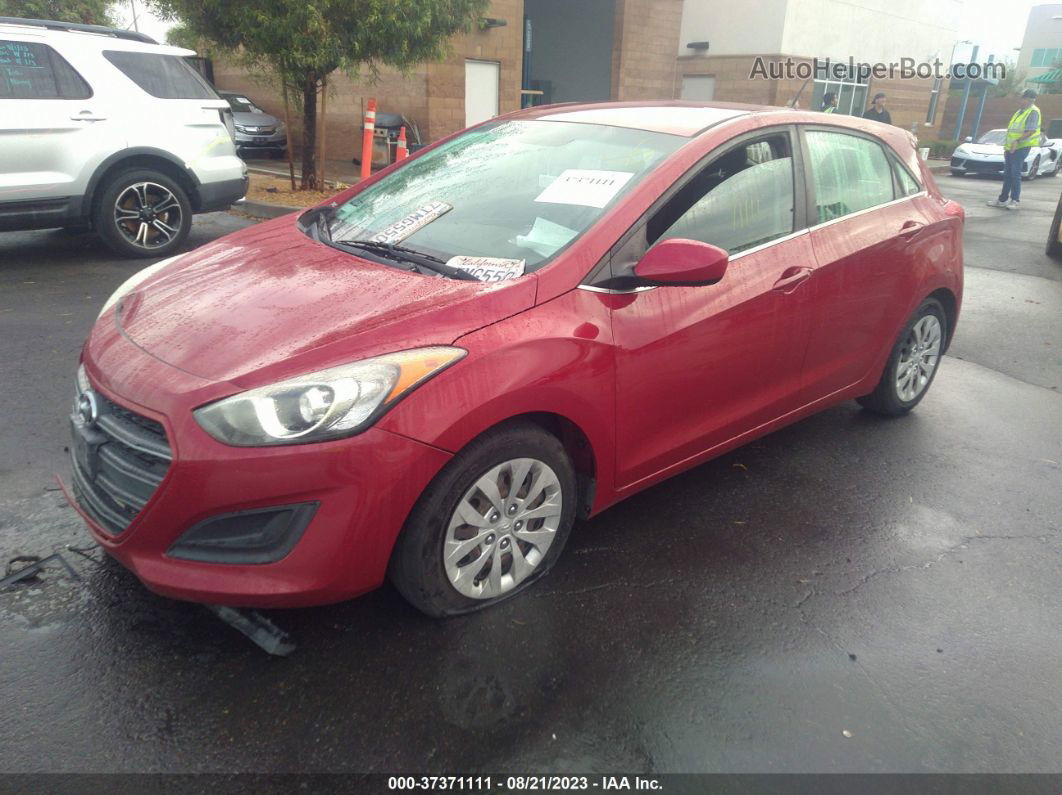 2017 Hyundai Elantra Gt   Red vin: KMHD35LH1HU349000