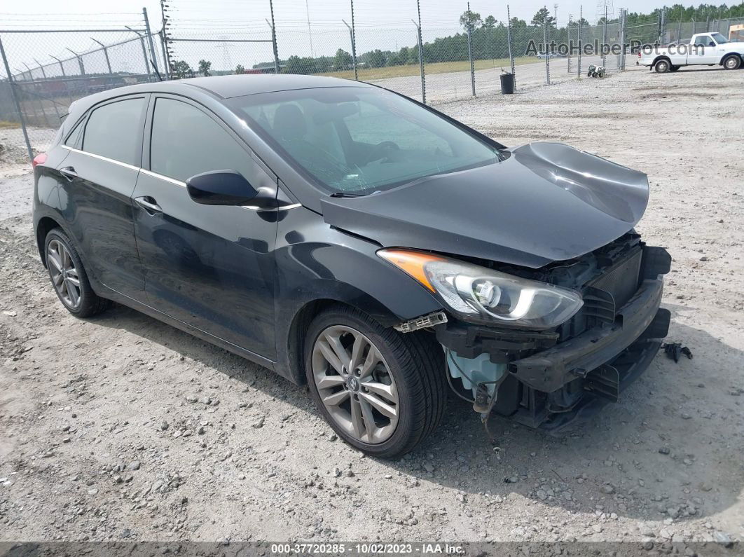 2017 Hyundai Elantra Gt   Black vin: KMHD35LH1HU349241