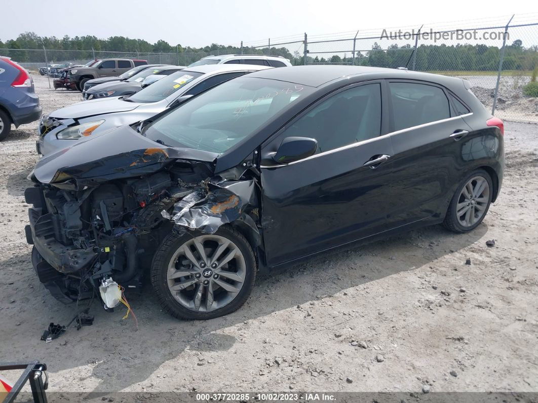 2017 Hyundai Elantra Gt   Black vin: KMHD35LH1HU349241