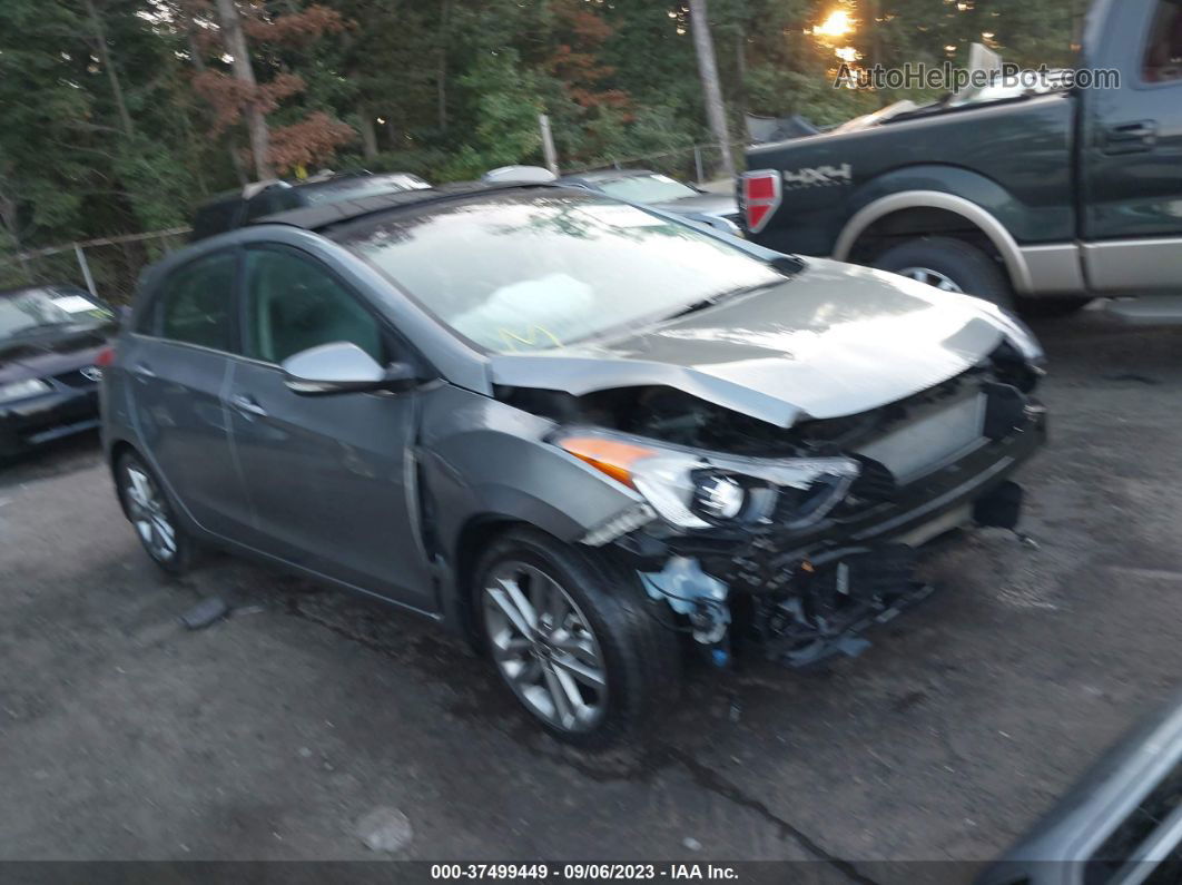 2017 Hyundai Elantra Gt Gray vin: KMHD35LH1HU363463