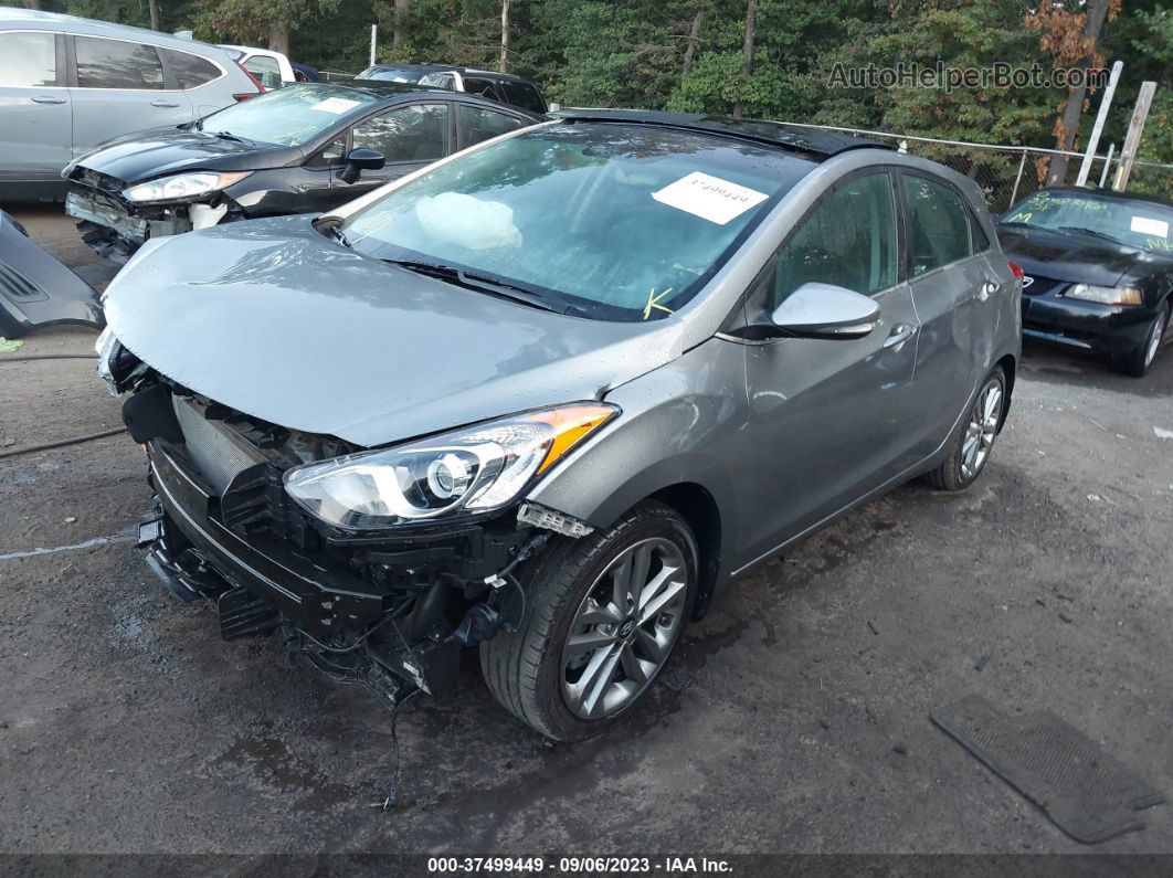 2017 Hyundai Elantra Gt Gray vin: KMHD35LH1HU363463