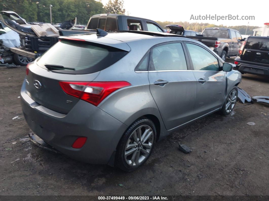 2017 Hyundai Elantra Gt Gray vin: KMHD35LH1HU363463