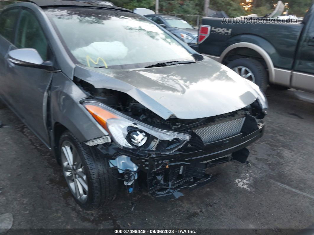 2017 Hyundai Elantra Gt Gray vin: KMHD35LH1HU363463