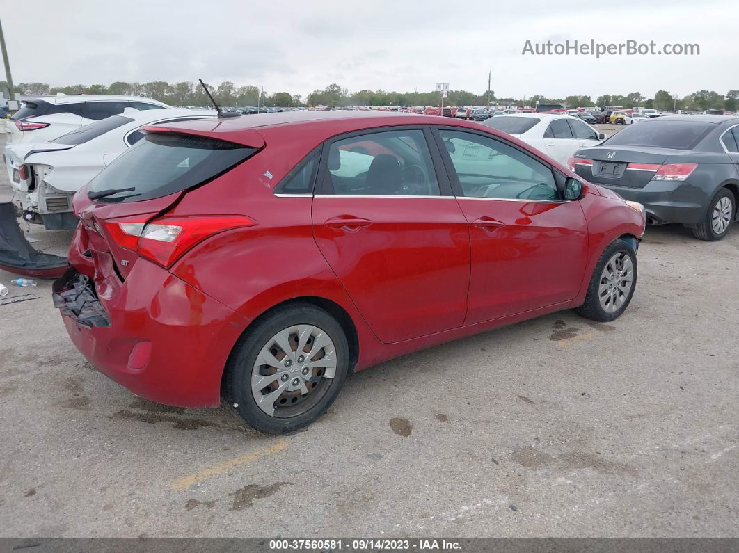 2017 Hyundai Elantra Gt Красный vin: KMHD35LH1HU364273