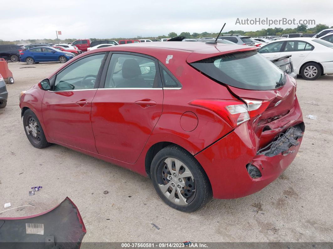 2017 Hyundai Elantra Gt Красный vin: KMHD35LH1HU364273