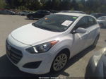 2017 Hyundai Elantra Gt   White vin: KMHD35LH1HU370140