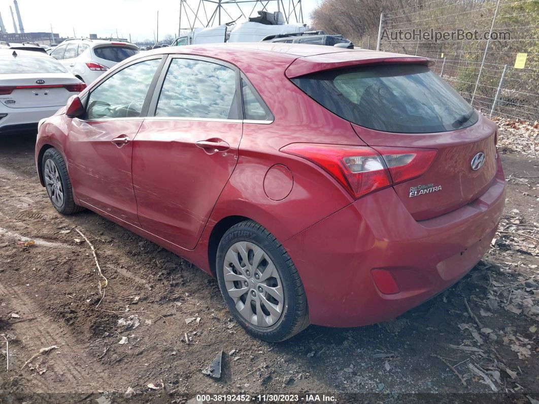 2017 Hyundai Elantra Gt Red vin: KMHD35LH1HU374172