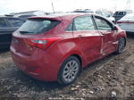 2017 Hyundai Elantra Gt Red vin: KMHD35LH1HU374172