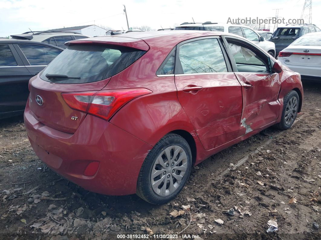 2017 Hyundai Elantra Gt Red vin: KMHD35LH1HU374172