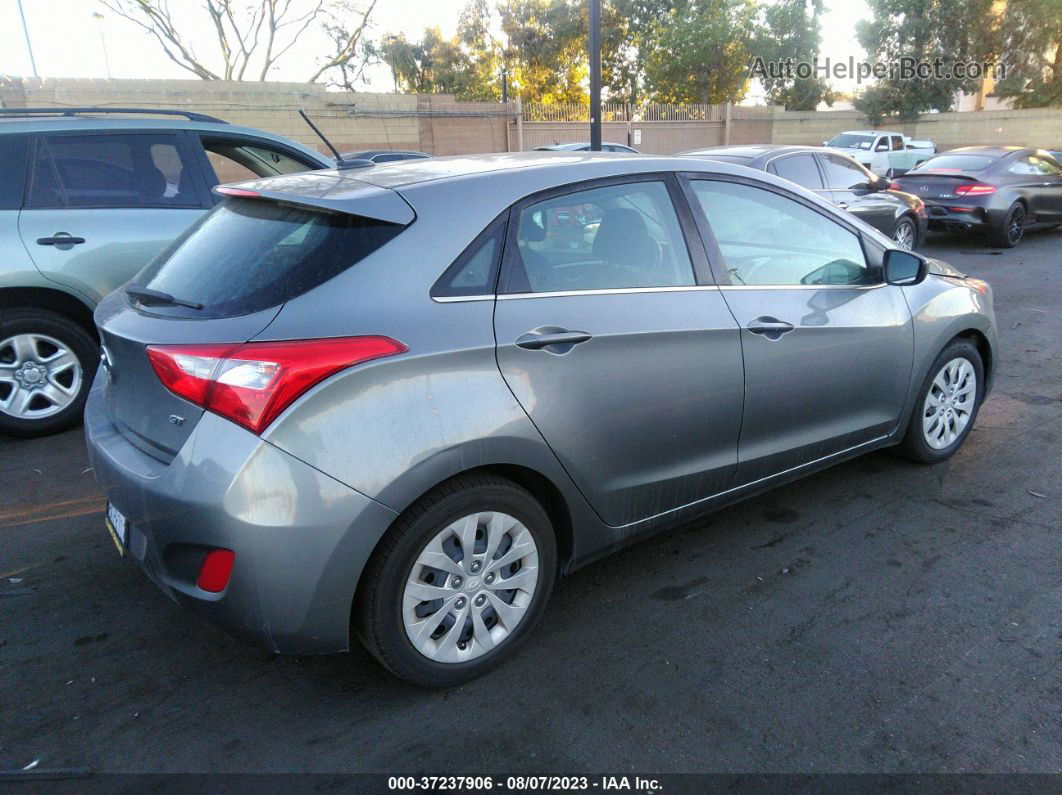 2017 Hyundai Elantra Gt   Gray vin: KMHD35LH1HU381221