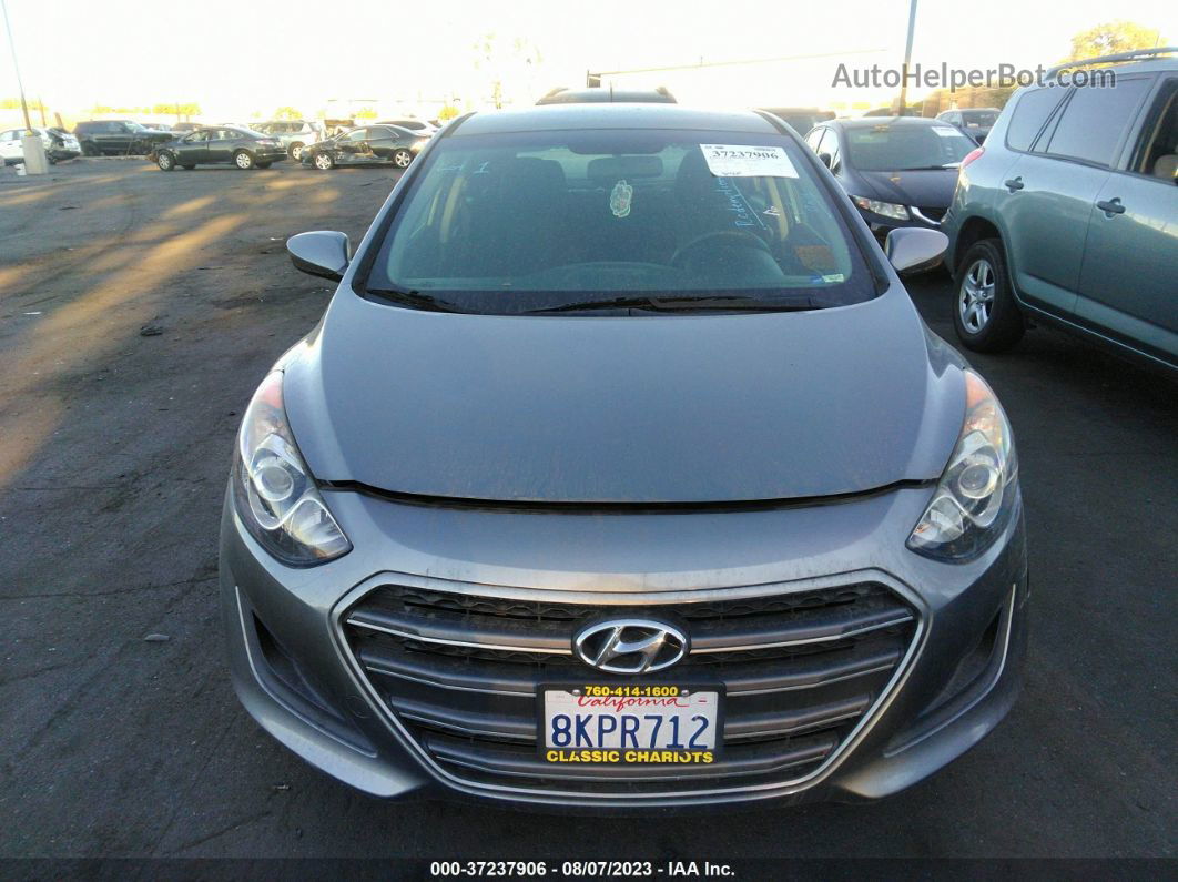 2017 Hyundai Elantra Gt   Gray vin: KMHD35LH1HU381221