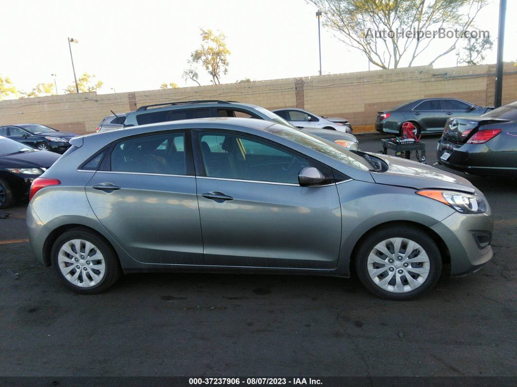 2017 Hyundai Elantra Gt   Gray vin: KMHD35LH1HU381221