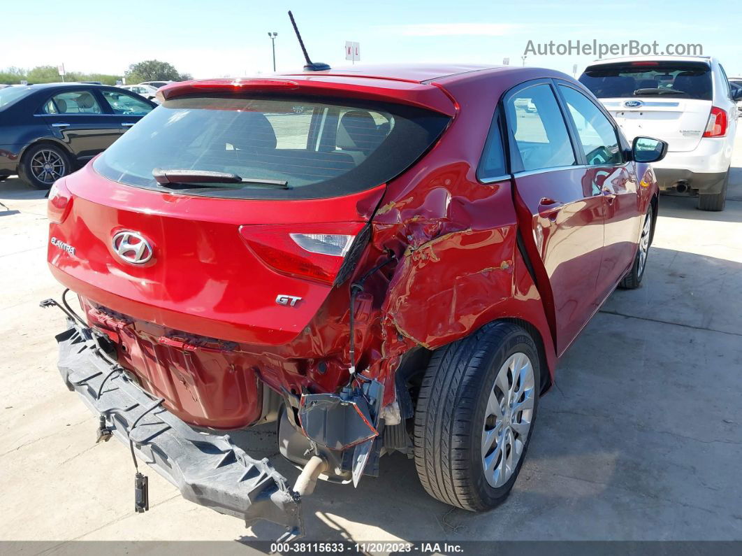 2017 Hyundai Elantra Gt Burgundy vin: KMHD35LH1HU382496