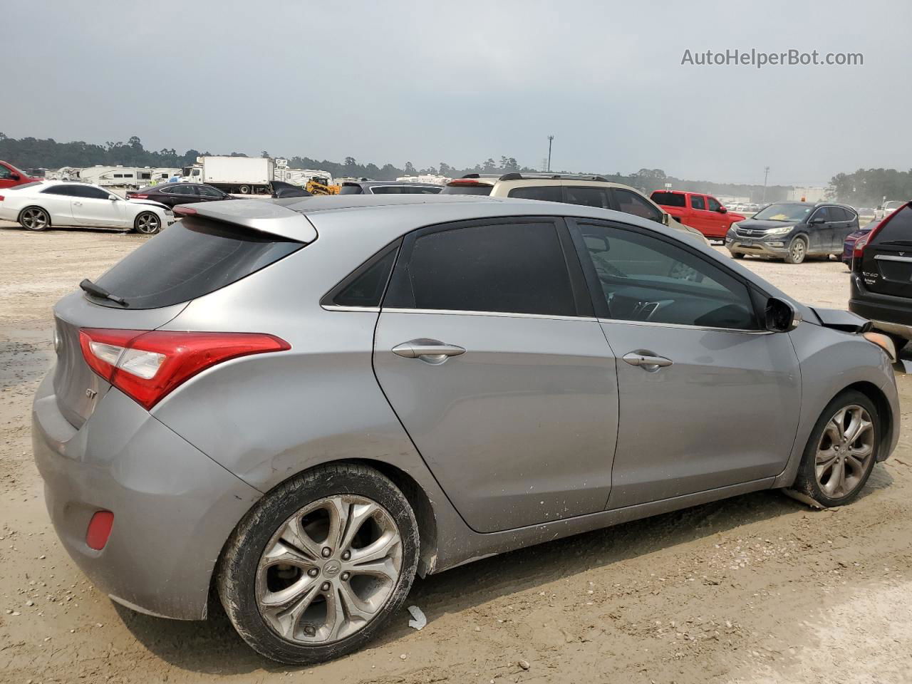 2014 Hyundai Elantra Gt  Gray vin: KMHD35LH2EU192864