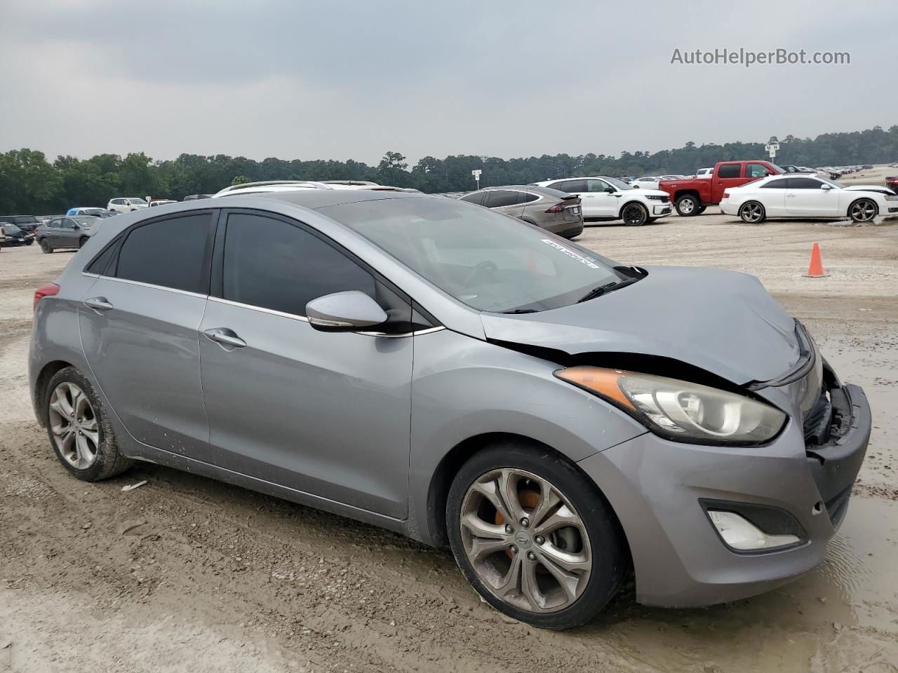 2014 Hyundai Elantra Gt  Серый vin: KMHD35LH2EU192864