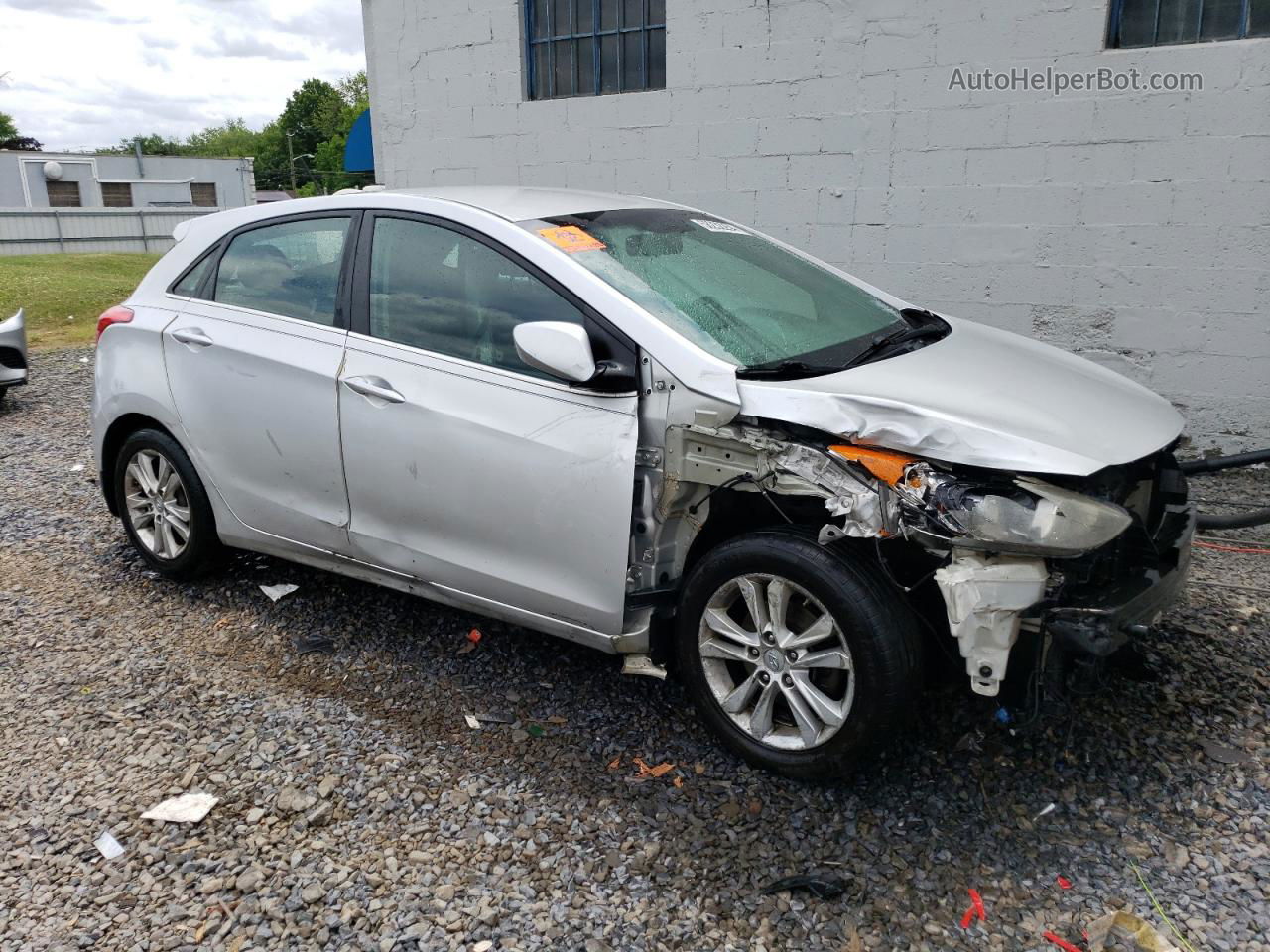 2014 Hyundai Elantra Gt  Silver vin: KMHD35LH2EU203877