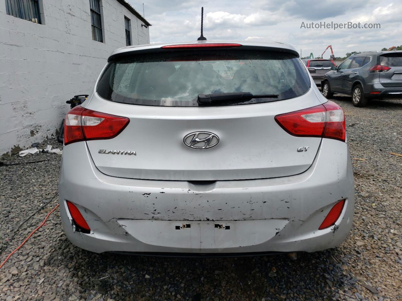 2014 Hyundai Elantra Gt  Серебряный vin: KMHD35LH2EU203877