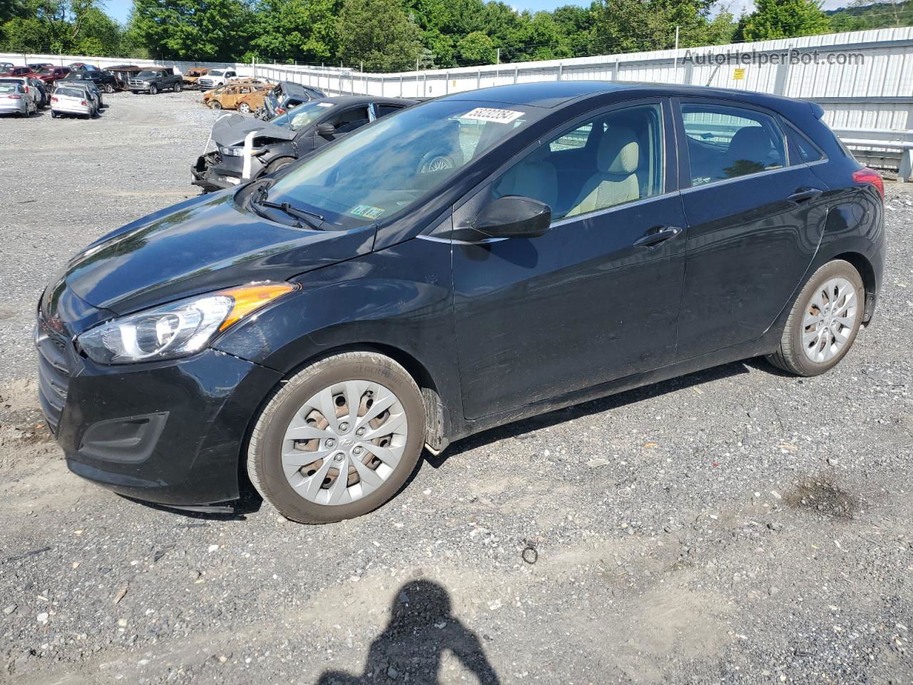 2016 Hyundai Elantra Gt  Black vin: KMHD35LH2GU313668