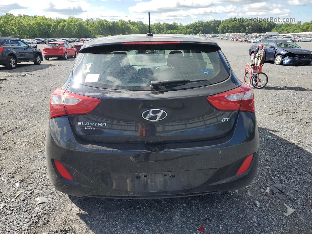 2016 Hyundai Elantra Gt  Black vin: KMHD35LH2GU313668