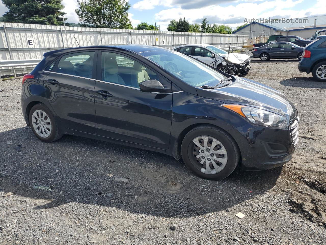 2016 Hyundai Elantra Gt  Black vin: KMHD35LH2GU313668