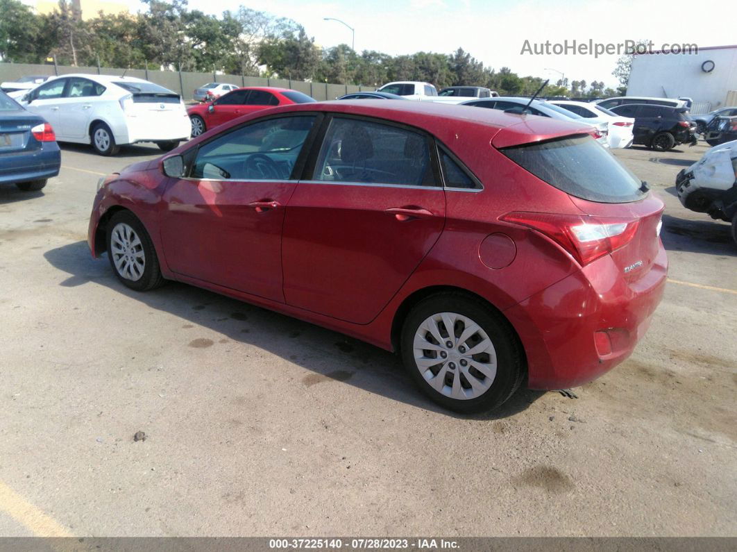 2017 Hyundai Elantra Gt   Red vin: KMHD35LH2HU353816