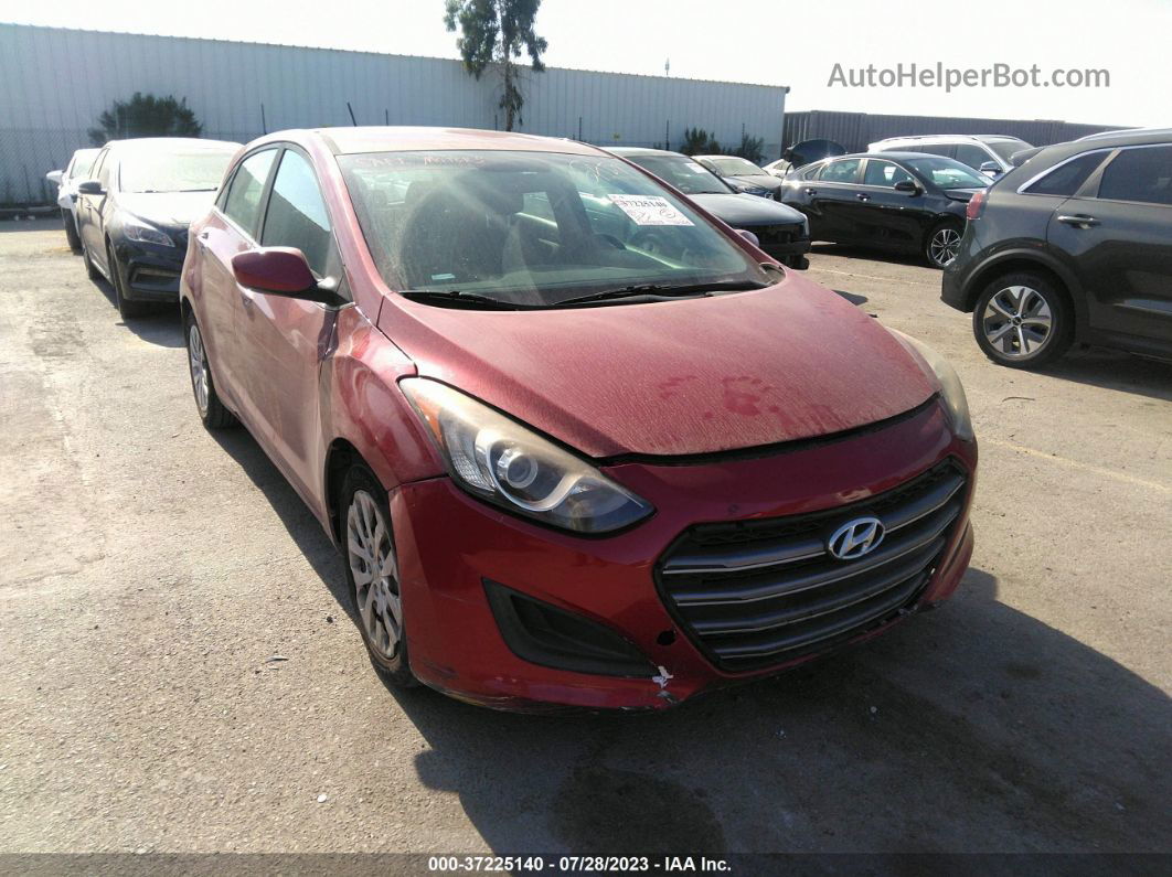 2017 Hyundai Elantra Gt   Red vin: KMHD35LH2HU353816