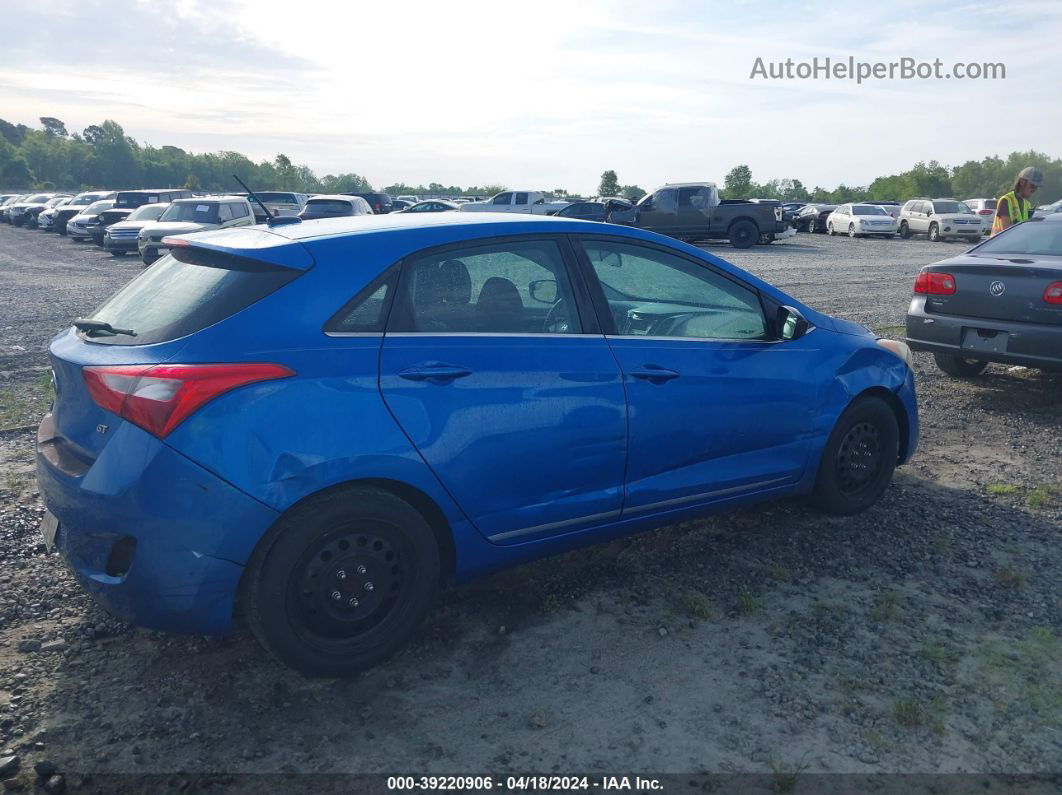 2017 Hyundai Elantra Gt   Blue vin: KMHD35LH2HU368106