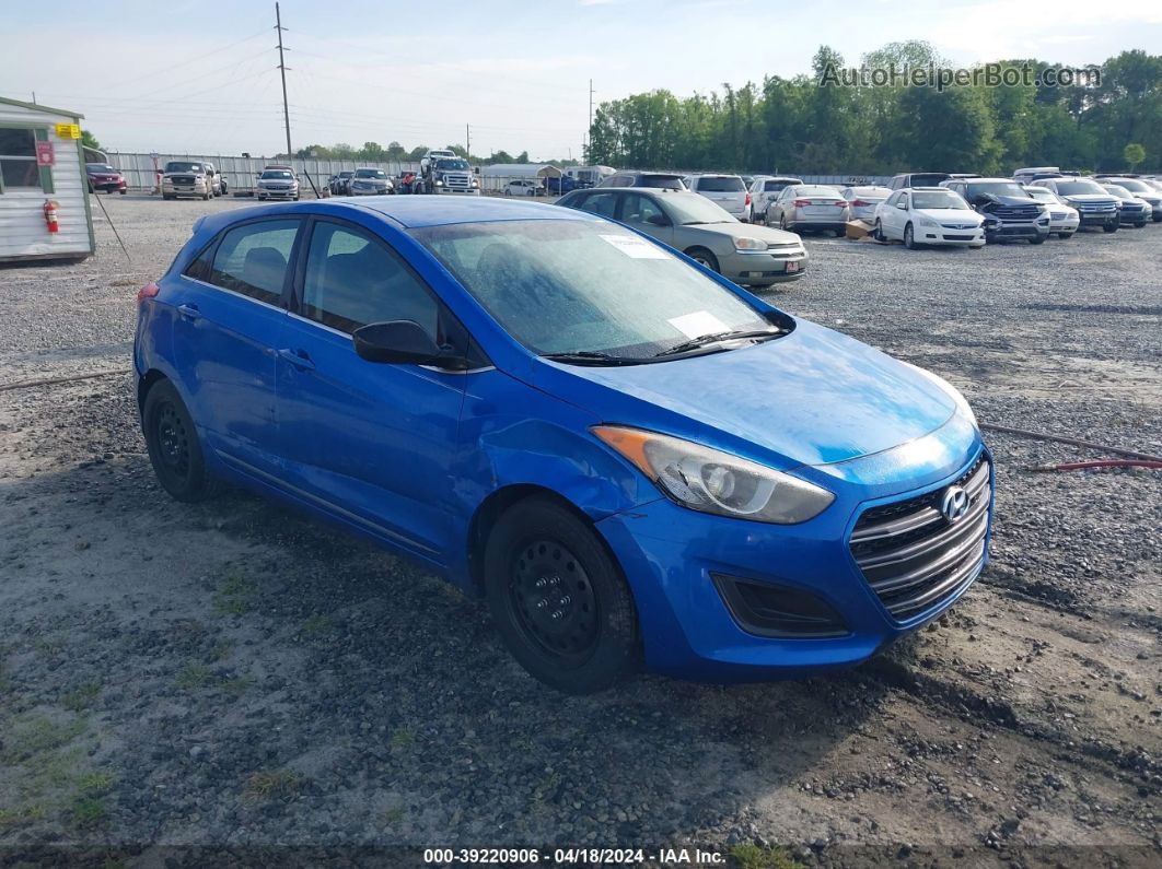 2017 Hyundai Elantra Gt   Blue vin: KMHD35LH2HU368106