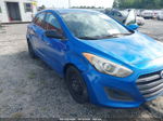 2017 Hyundai Elantra Gt   Blue vin: KMHD35LH2HU368106