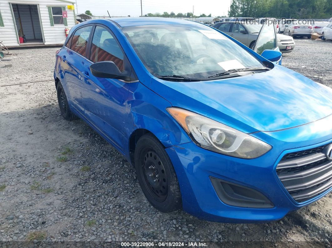 2017 Hyundai Elantra Gt   Blue vin: KMHD35LH2HU368106