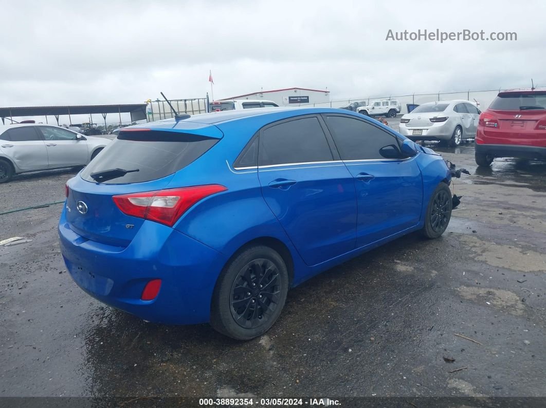 2017 Hyundai Elantra Gt   Blue vin: KMHD35LH2HU373564