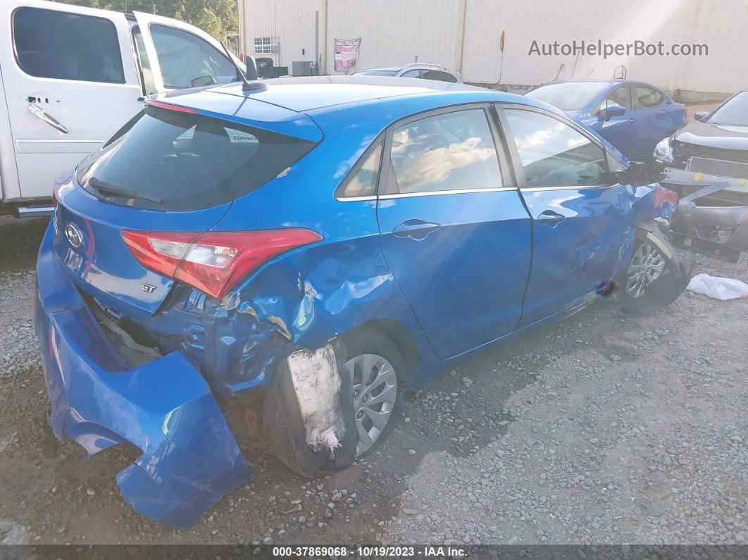 2017 Hyundai Elantra Gt Blue vin: KMHD35LH2HU375864