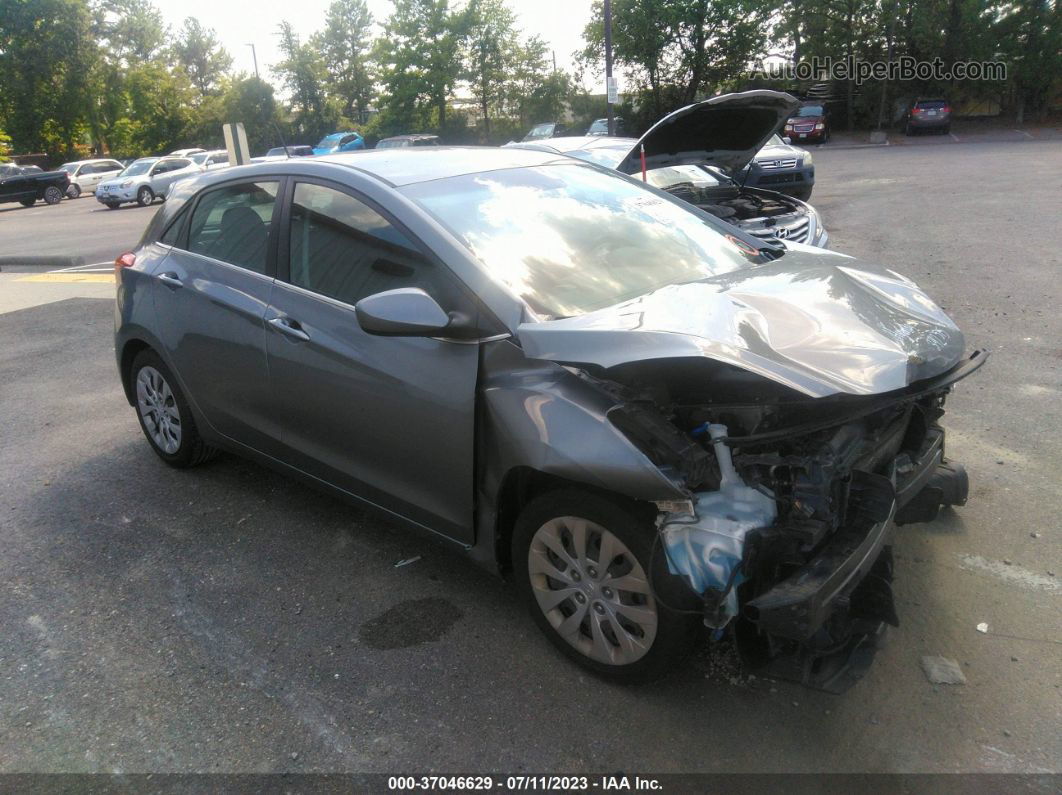 2017 Hyundai Elantra Gt Gray vin: KMHD35LH2HU376657