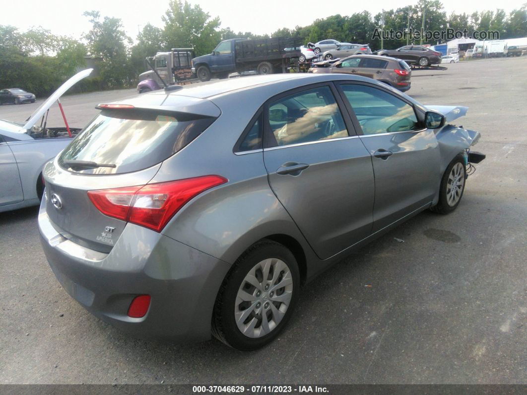 2017 Hyundai Elantra Gt Gray vin: KMHD35LH2HU376657