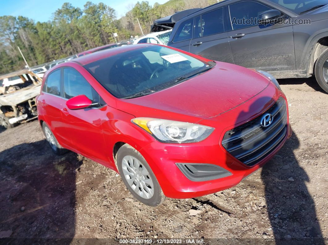 2017 Hyundai Elantra Gt   Red vin: KMHD35LH2HU377985