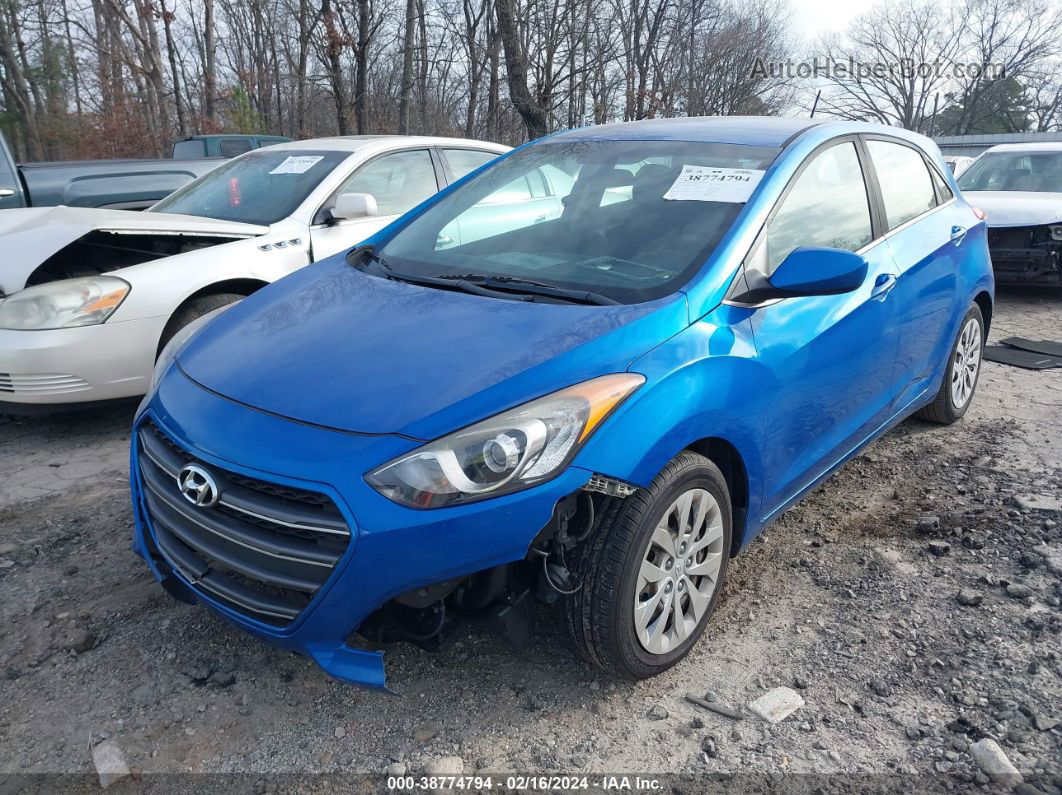 2017 Hyundai Elantra Gt   Blue vin: KMHD35LH2HU383432