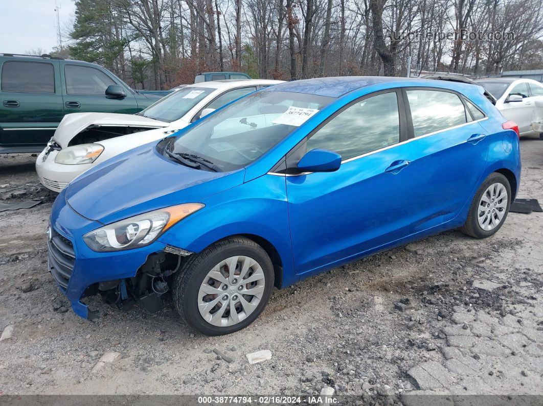 2017 Hyundai Elantra Gt   Blue vin: KMHD35LH2HU383432