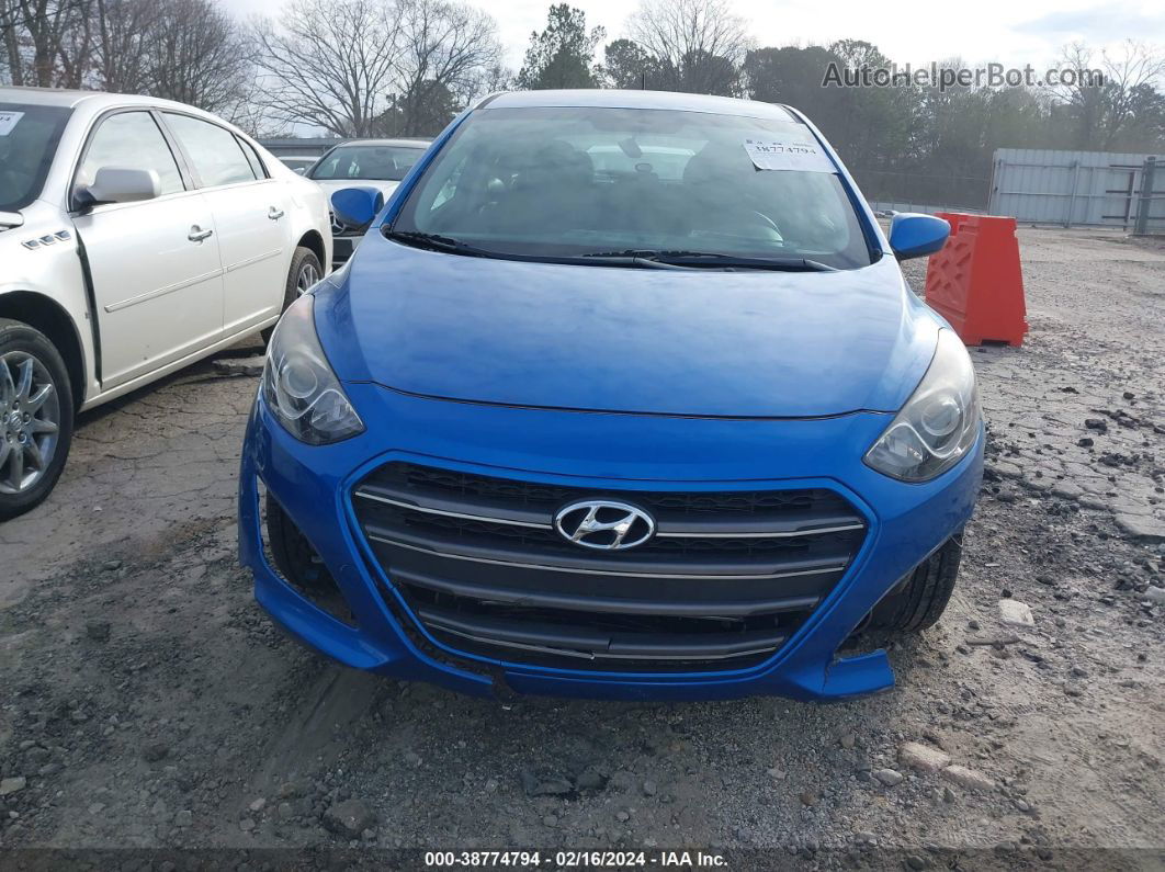 2017 Hyundai Elantra Gt   Blue vin: KMHD35LH2HU383432