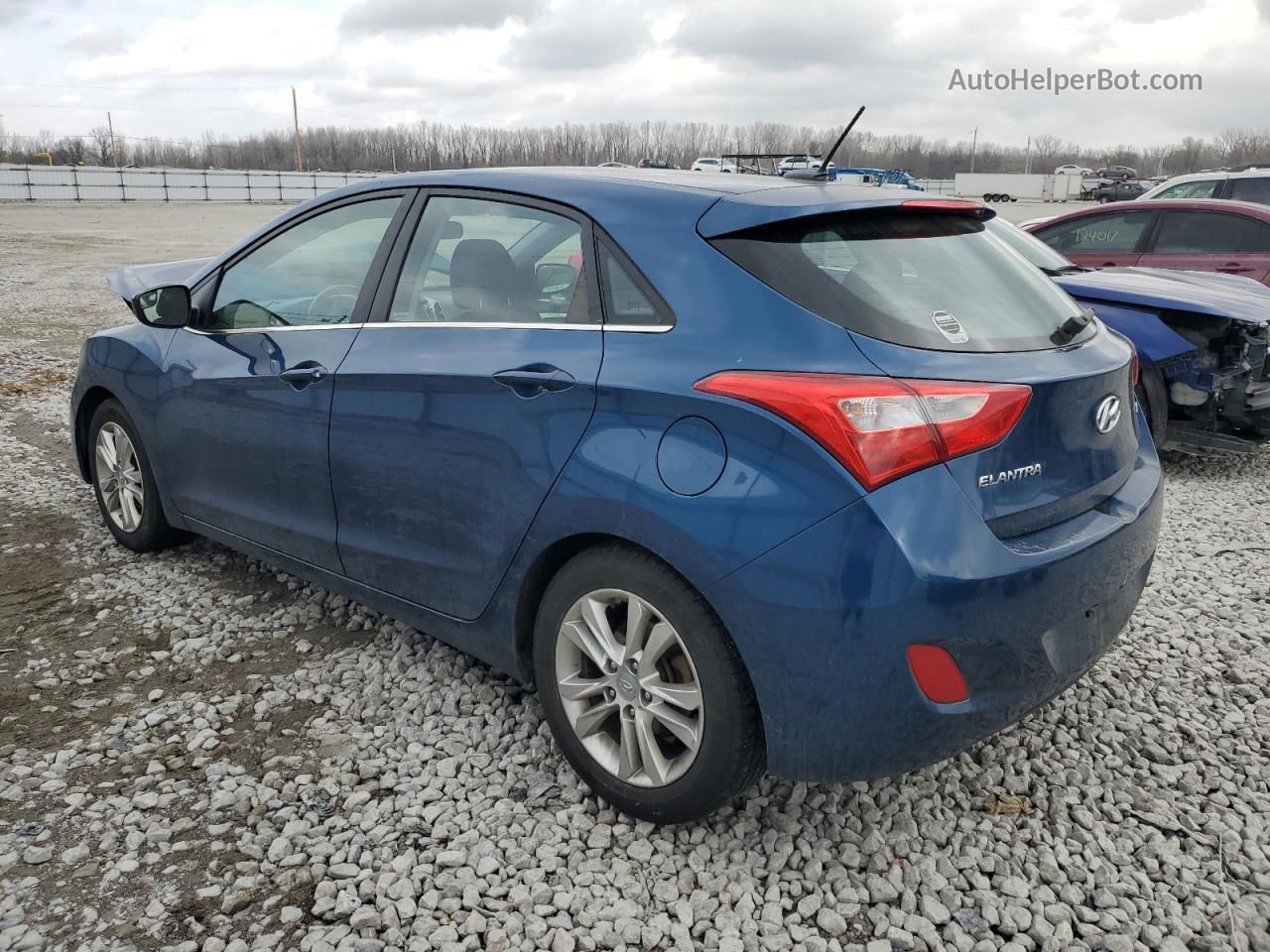 2014 Hyundai Elantra Gt  Blue vin: KMHD35LH3EU165592