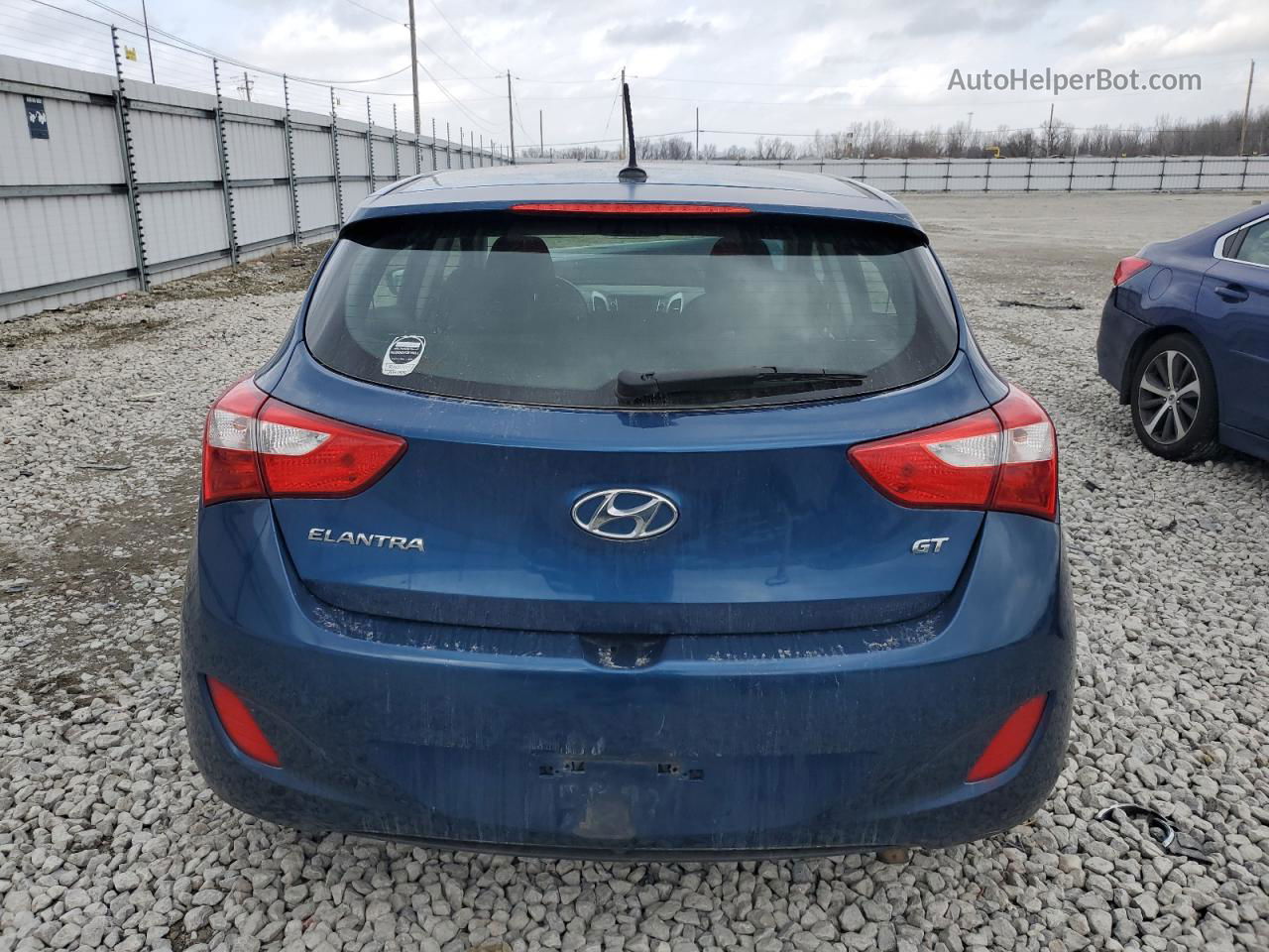 2014 Hyundai Elantra Gt  Blue vin: KMHD35LH3EU165592