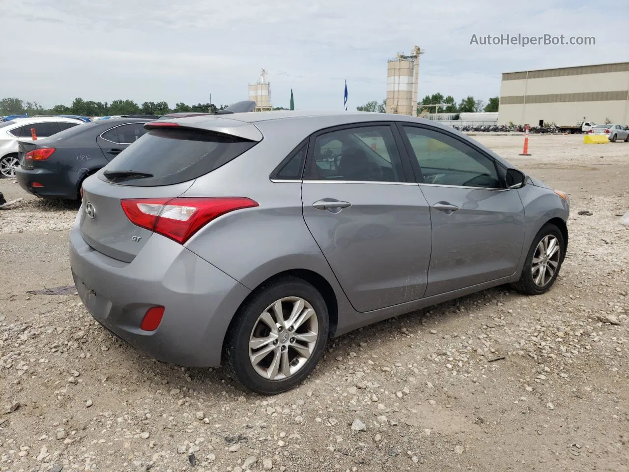 2014 Hyundai Elantra Gt  Gray vin: KMHD35LH3EU187897