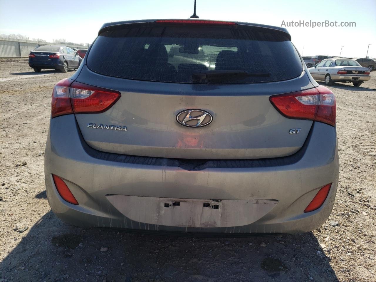 2014 Hyundai Elantra Gt  Серебряный vin: KMHD35LH3EU203841