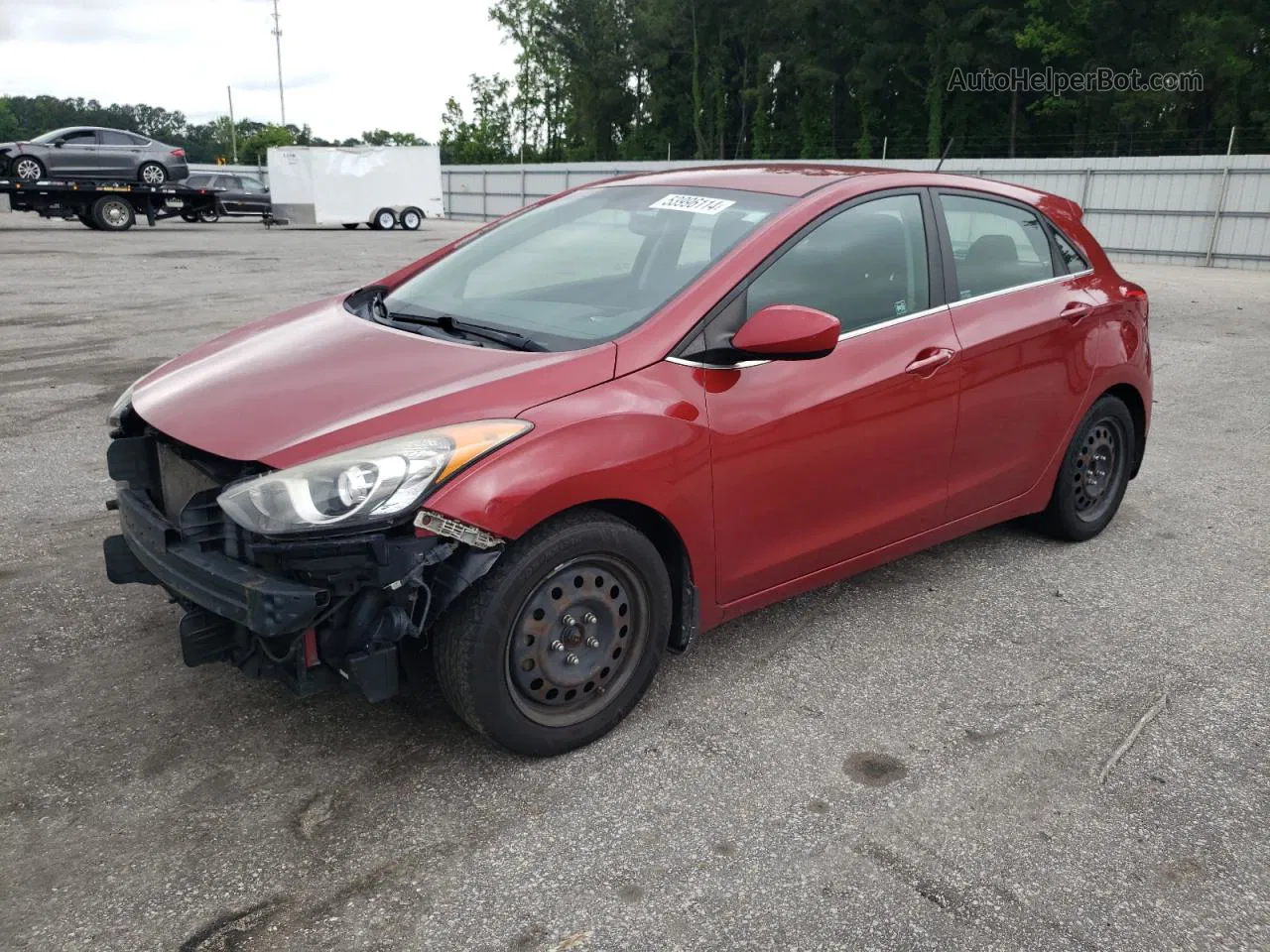 2016 Hyundai Elantra Gt  Red vin: KMHD35LH3GU297819