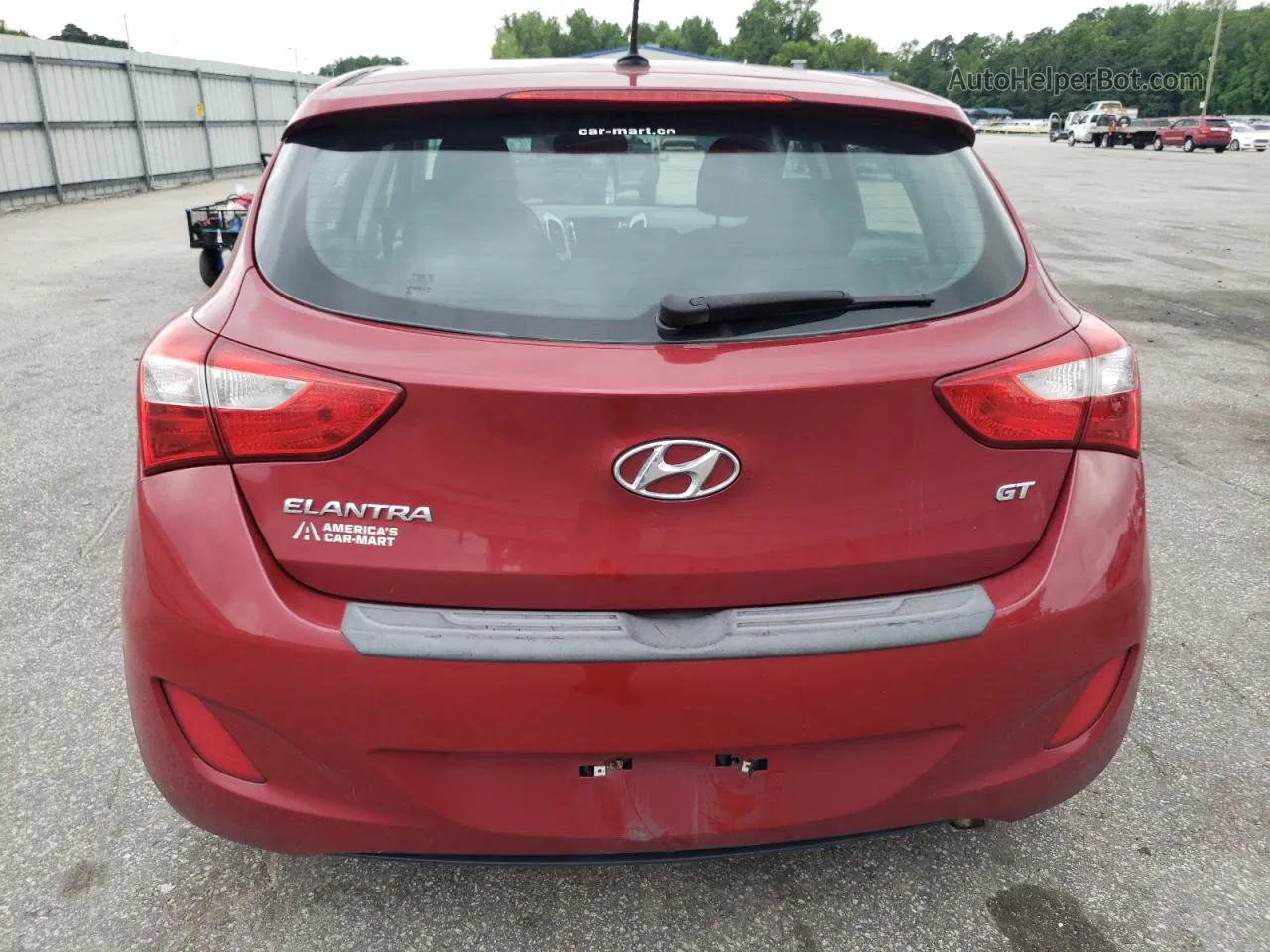 2016 Hyundai Elantra Gt  Red vin: KMHD35LH3GU297819