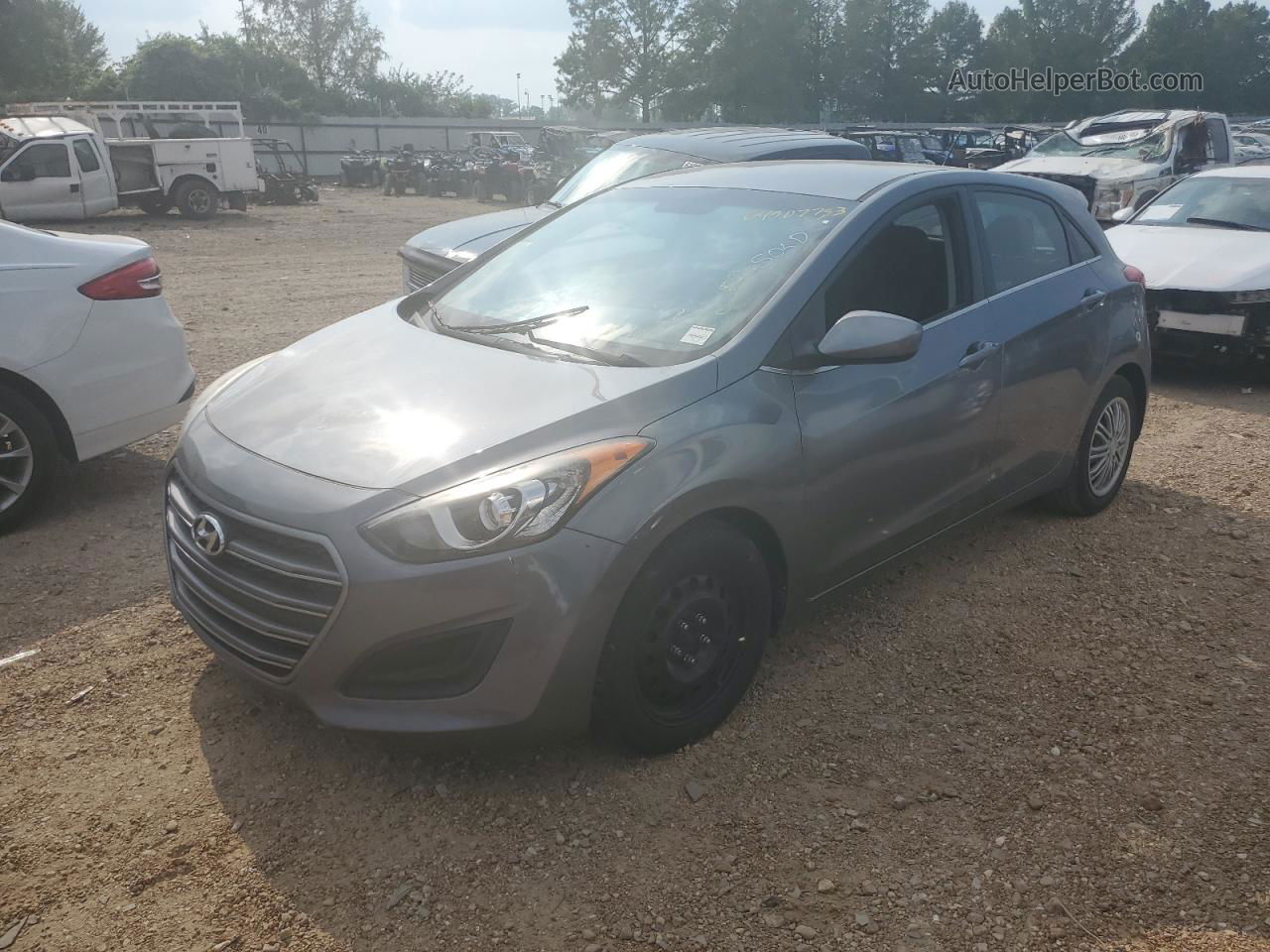 2016 Hyundai Elantra Gt  Gray vin: KMHD35LH3GU324596