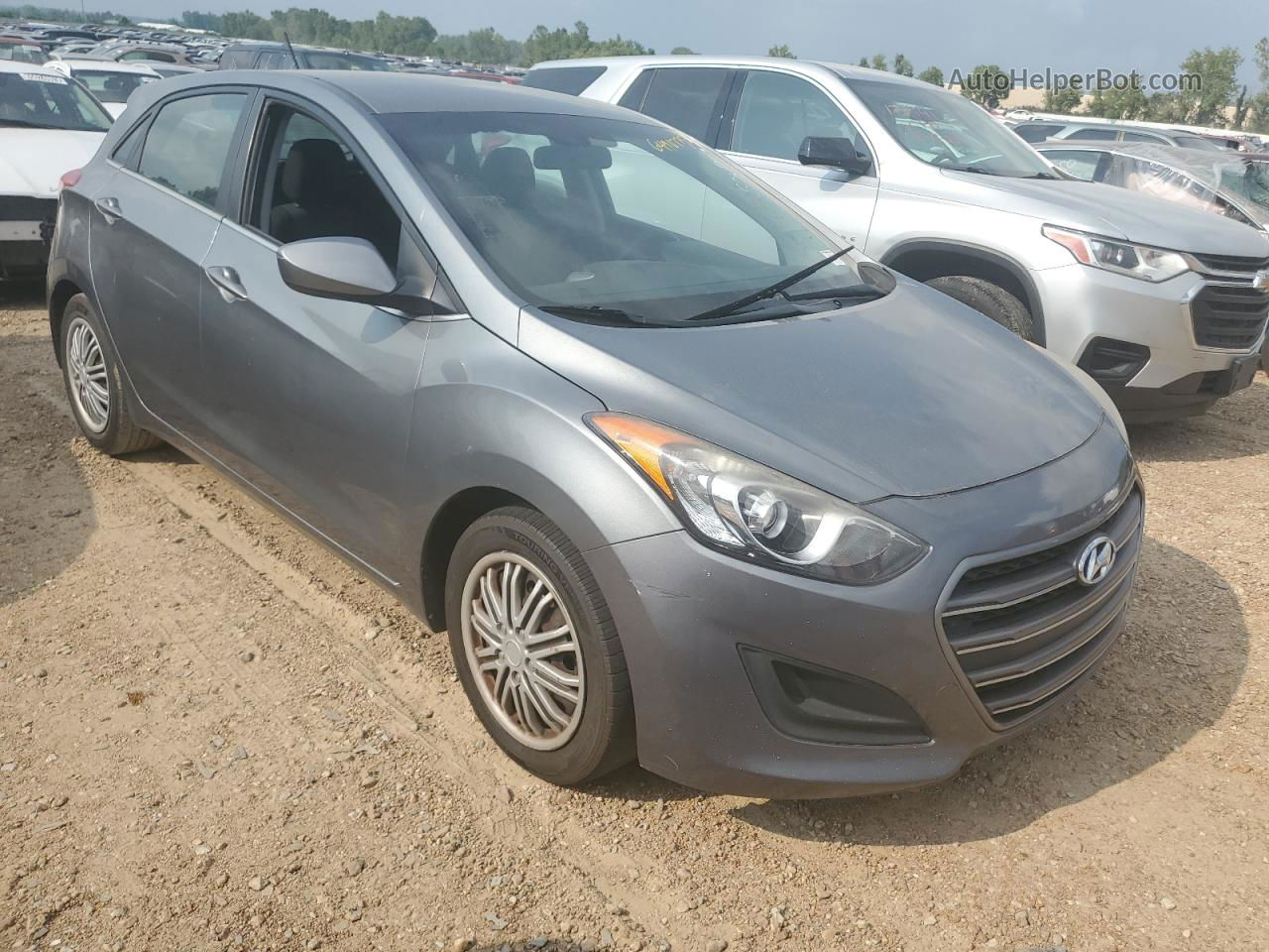 2016 Hyundai Elantra Gt  Gray vin: KMHD35LH3GU324596