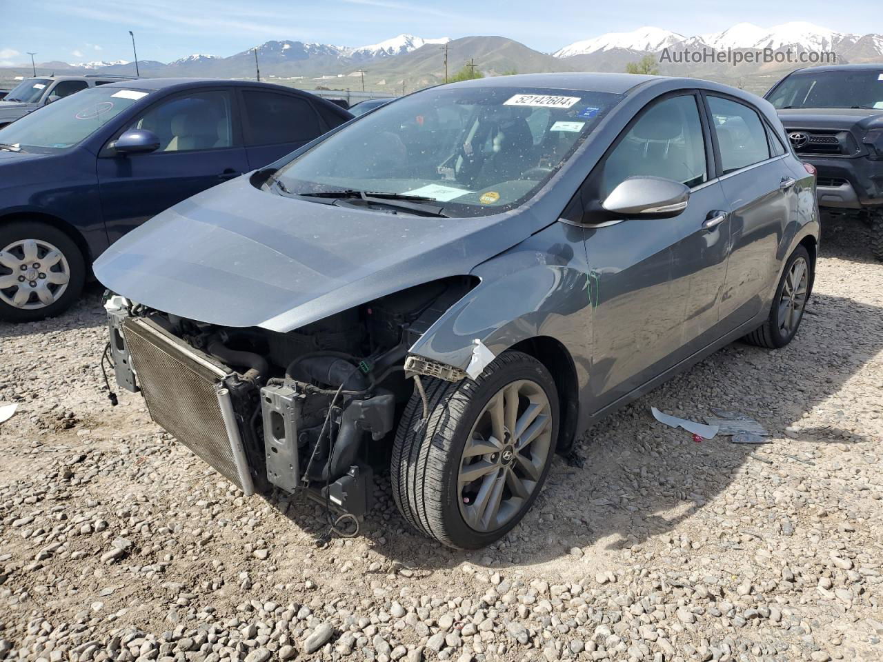 2016 Hyundai Elantra Gt  Gray vin: KMHD35LH3GU330348