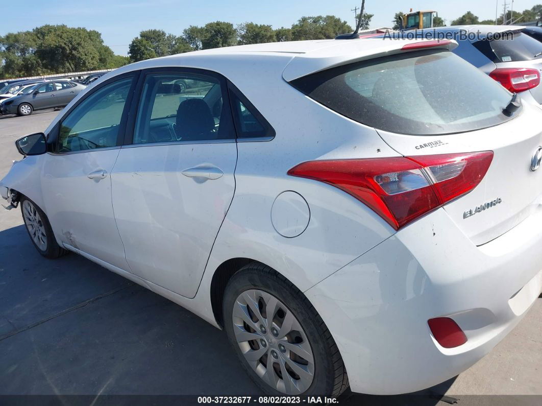 2017 Hyundai Elantra Gt   White vin: KMHD35LH3HU369653