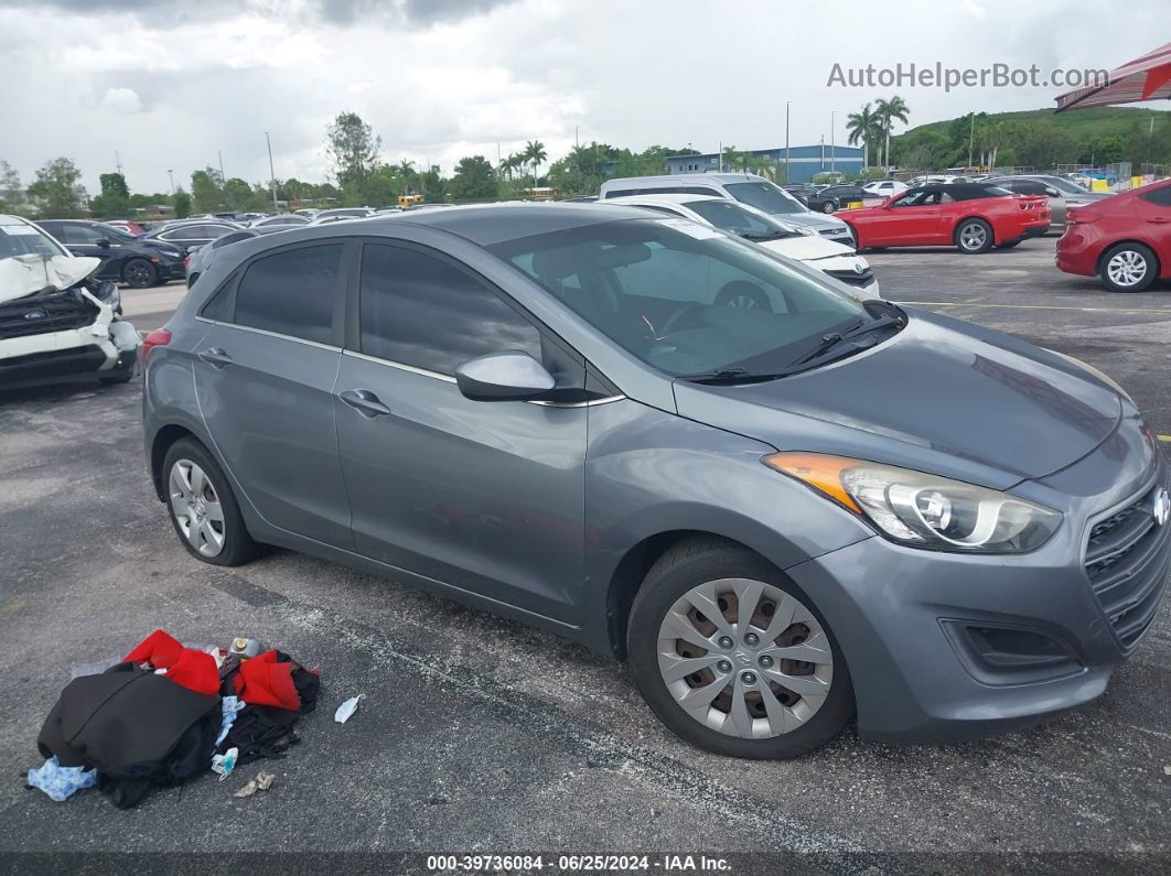 2017 Hyundai Elantra Gt   Gray vin: KMHD35LH3HU370480