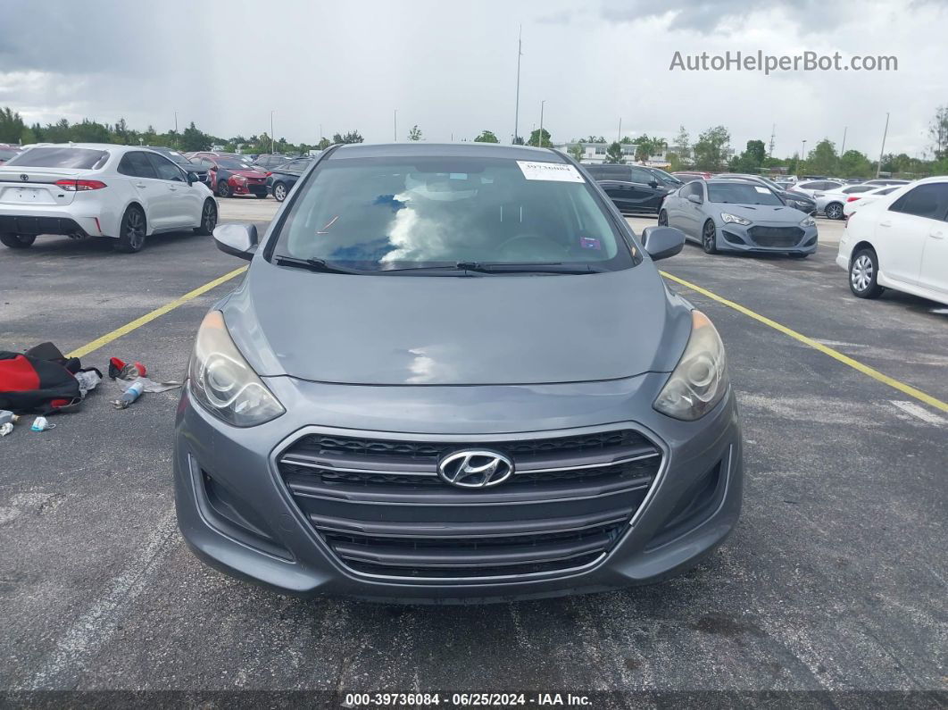 2017 Hyundai Elantra Gt   Gray vin: KMHD35LH3HU370480